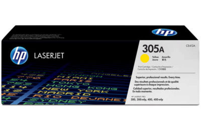 HP 305A Yellow Original LaserJet Toner Cartridge (CE412A) HP 305A Yellow Original LaserJet Toner Cartridge (CE412A)